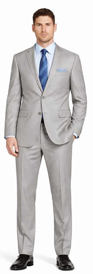 ENZO 150’s Super Wool 2-Button Suits in 6 Solid Colors - Image 2