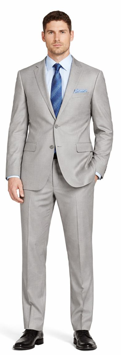 ENZO 150’s Super Wool 2-Button Suits in 6 Solid Colors - Image 2