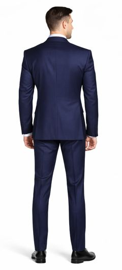 ENZO 150’s Super Wool 2-Button Suits in 6 Solid Colors - Image 4
