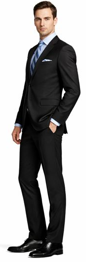ENZO 150’s Super Wool 2-Button Suits in 6 Solid Fabrics Colors - Image 6