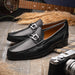 Marco Di Milano Enzo Black Leather Oxfords