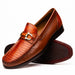 Marco Di Milano Enzo Cognac Lizard Bit Loafers