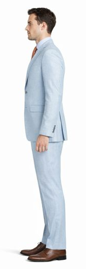 Enzo White, Khaki or Blue Linen Suits/ Free Shipping - Image 8