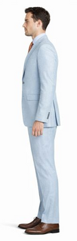 Enzo White, Khaki or Blue Linen Suits/ Free Shipping - Image 8