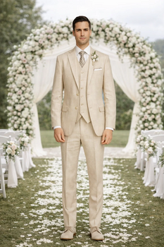 Enzo White, Khaki or Blue Linen Suits/ Free Shipping - Image 7