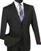 Executive 2 Piece Regular Fit Suit Color Black
