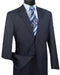 Executive 2 Piece Regular Fit Suit Color Navy