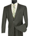 Executive Classic Fit Two Piece Suit Color Solid Olive