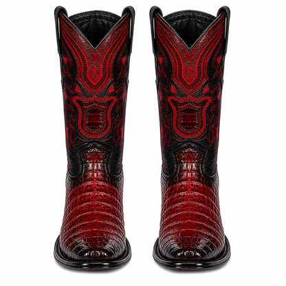 Botas de Cocodrilo Caiman Cola Horma Europea LAB