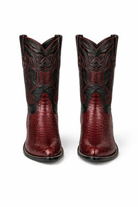 Men's Wild West Python Skin J Toe Boots 29957