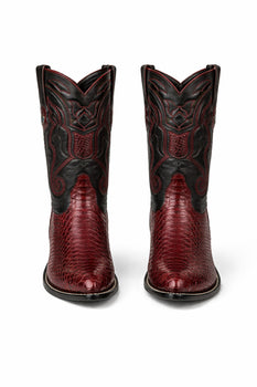 Men's Wild West Python Skin J Toe Boots 29957 - Image 23