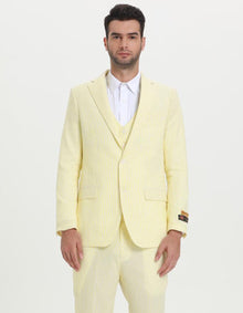 Yellow Seersucker Suit for Every Occasion