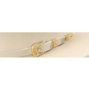 30x Larry Mahan Opulento Fur Felt Cowboy Hat Silver Belly