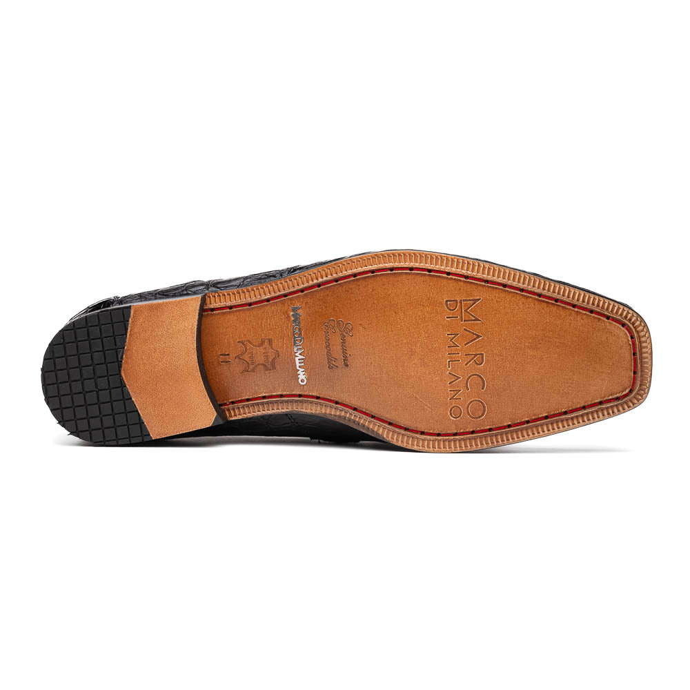 Marco Di Milano Fabro-Tin Brown Leather Dress Shoe