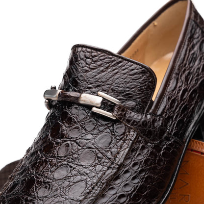 Marco Di Milano Fabro-Tin Brown Leather Dress Shoe