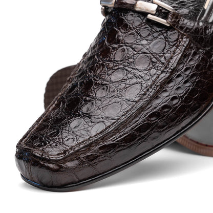 Marco Di Milano Fabro-Tin Brown Leather Dress Shoe
