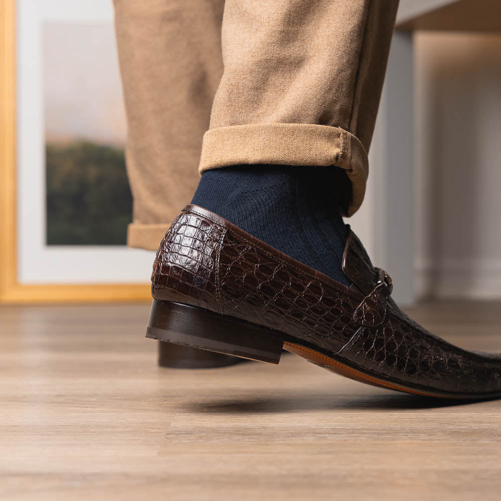 Marco Di Milano Fabro-Tin Brown Leather Dress Shoe
