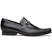 Marco Di Milano Fabro Black Lizard Bit Loafers