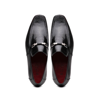 Marco_Di_Milano Fabro-Liz Black Leather Luxury Shoe