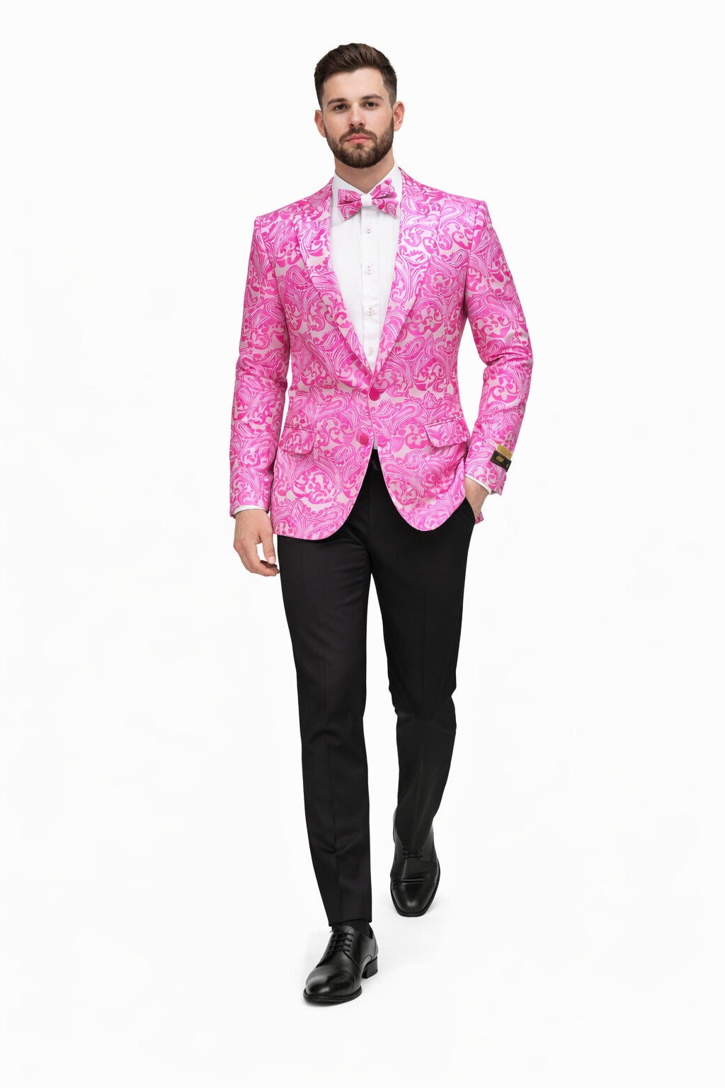Fuchsia Unique Men's Floral  Fancy - Image 5
