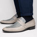 Marco Di Milano Fangio Gray Leather Loafers