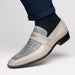 Marco Di Milano Fangio Gray Leather Loafers