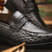 Marco Di Milano Fangio Black Leather Luxury Shoe