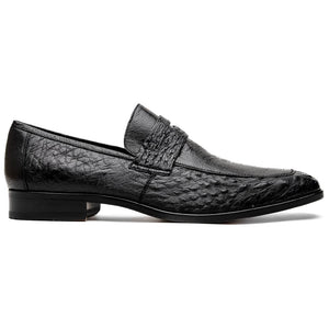 Marco_Di_Milano Fangio Black Leather Luxury Shoe