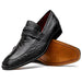 Marco Di Milano Fangio Black Leather Luxury Shoe