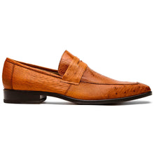 Marco Di Milano Fangio Cognac Ostrich Penny Loafer