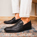 Marco Di Milano Fangio Black Leather Luxury Shoe