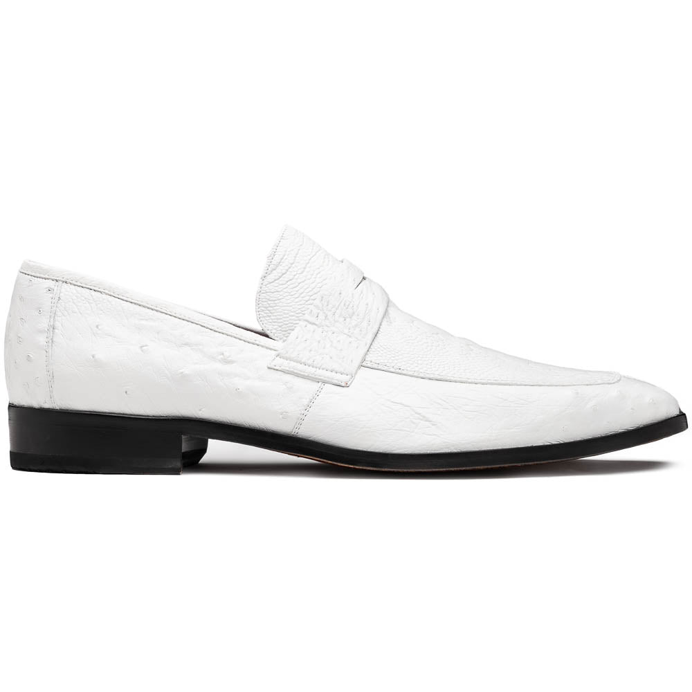 Marco_Di_Milano Fangio White Leather Luxury Shoe