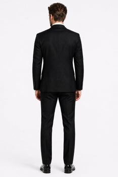 Dad And Son Black Matching wedding outfit Suits Perfect for toddler Suit wedding  attire outfits