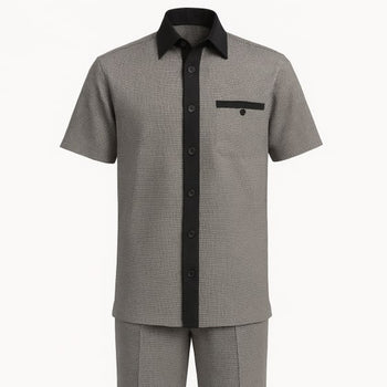Mens Big and Tall Walking Suit - White