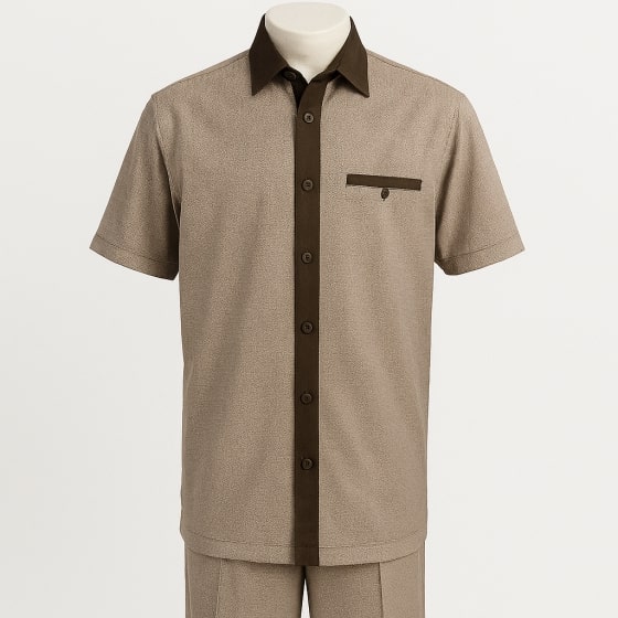 Mens Big and Tall Walking Suit - White - Image 2