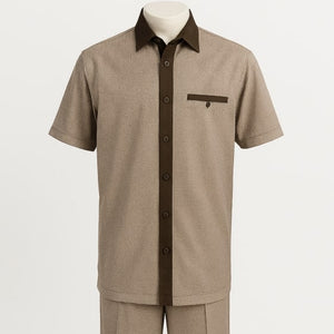 Mens Big and Tall Walking Suit - White - Image 2