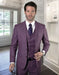 Statement Men's 3 Piece 100% Wool Fashion Suit - Subtle Texture