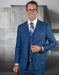 Statement Men's 3 Piece 100% Wool Fashion Suit - Subtle Texture