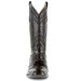 Ferrini Bronco Men's Print Pirarucu Fish Boots Handcrafted Black 4339304
