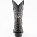 Ferrini Bronco Men's Print Pirarucu Fish Boots Handcrafted Black 4339304