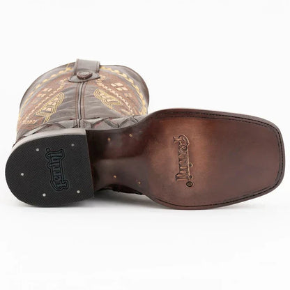 Men's Genuine Exotic Animal Skin Ferrini Hornback Crocodile Card Holder by Ferrini USA - Image 6