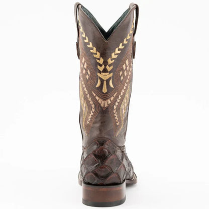 Men's Genuine Exotic Animal Skin Ferrini Hornback Crocodile Card Holder by Ferrini USA - Image 3