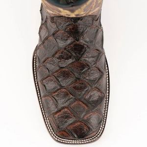 Men's Genuine Exotic Animal Skin Ferrini Hornback Crocodile Card Holder by Ferrini USA - Image 2