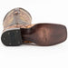 Ferrini Bronco Men's Print Pirarucu Fish Boots Handcrafted Cognac 4339361