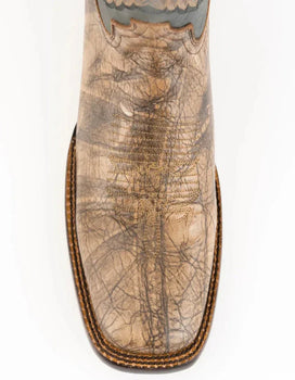 Men's Genuine Exotic Animal Skin Ferrini Hornback Crocodile Card Holder by Ferrini USA - Image 2