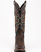 Ferrini Men's Blaze Leather Square Toe Boots Handcrafted Chocolate
