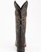 Ferrini Men's Blaze Leather Square Toe Boots Handcrafted Chocolate