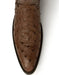 Men's Genuine Exotic Animal Skin Ferrini Hornback Crocodile Card Holder by Ferrini USA