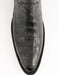 Ferrini Men's Dakota Belly Caiman Western Boots - Round Toe Handcrafted Black