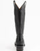 Ferrini Men's Dakota Belly Caiman Western Boots - Round Toe Handcrafted Black